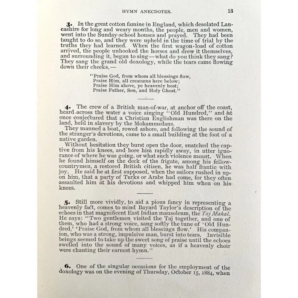 Gospel Workers Treasury Of Hymns Revivals 1887 1st Edition Victorian HC Book HBS - Picture 5 of 7